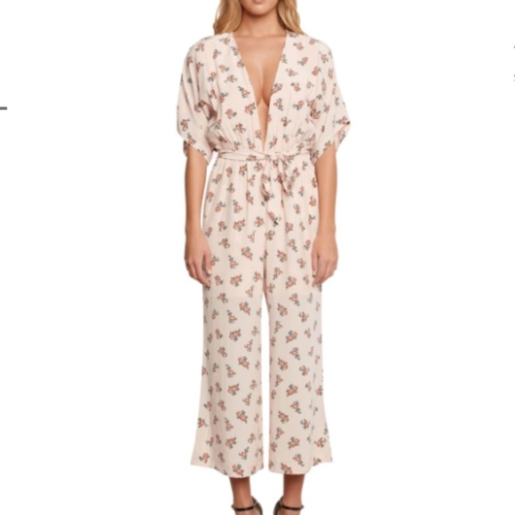 Willow & Clay Pants - willow & clay | plunging jumpsuit